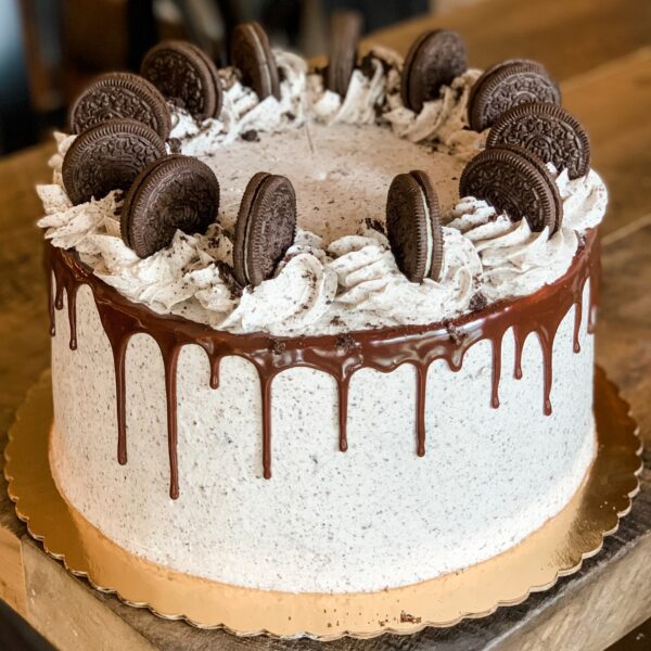 Cookies + Cream Cake with Oreo Buttercream - Red Dessert Dive